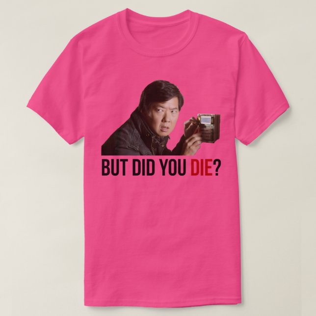 Camiseta La resaca, pero tú mueres 2 (Diseño del anverso)