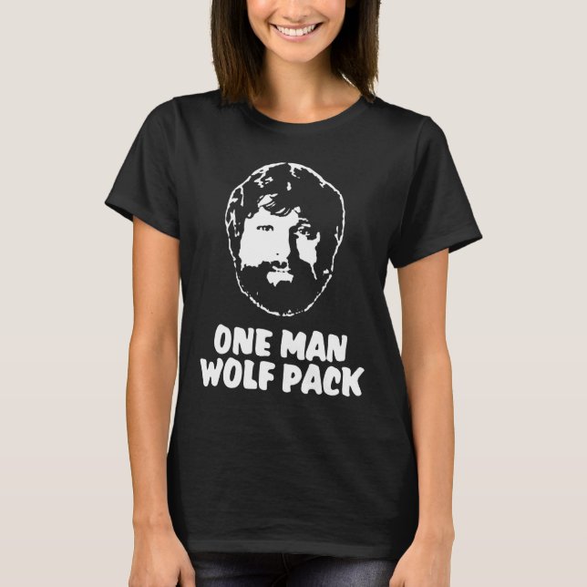 Camiseta LA RESACA UN lobo DIVERTIDO de la PELÍCULA de la (Anverso)
