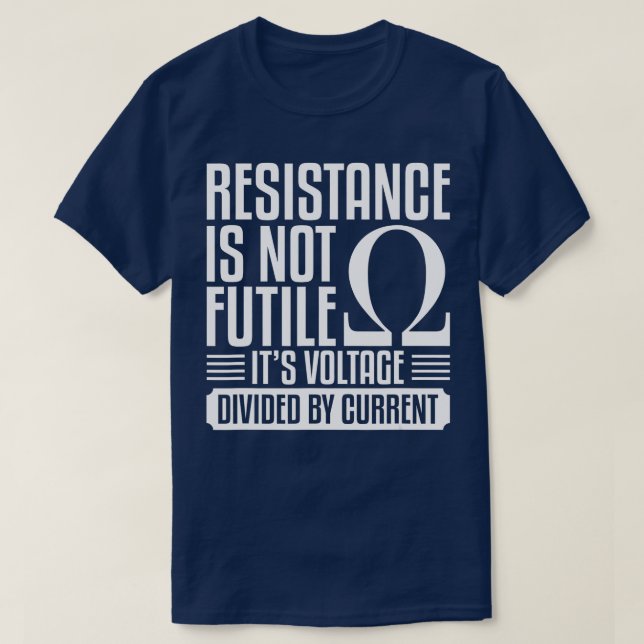 Camiseta La Resistencia De Los Hombres No Es Una Cita Graci (Diseño del anverso)