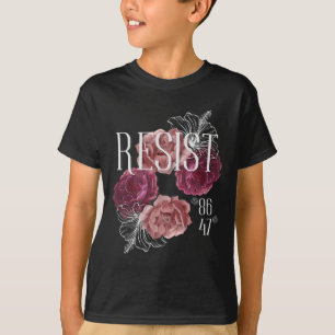 Camiseta La resistencia floral no es mi presidente 86 47 An