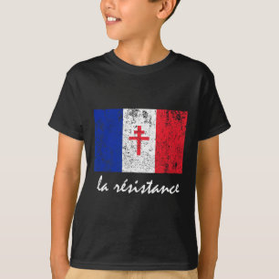 Camiseta La Resistencia La Bandera Francesa Francia Paris W