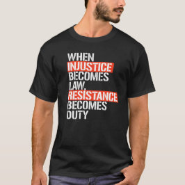 CAMISETA LA RESISTENCIA SE CONVIERTE EN DEBER