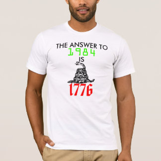 Camiseta La respuesta a 1984 es la serpiente 1778