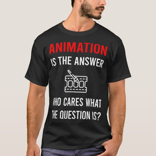 Camiseta La respuesta Animación (Anverso)