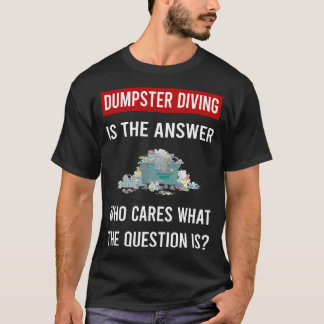 Camiseta La respuesta Buzoneo de basura