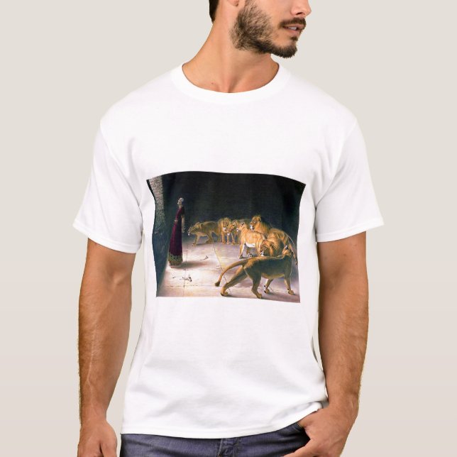 Camiseta La respuesta de Briton Riviere Daniel al Rey (Anverso)