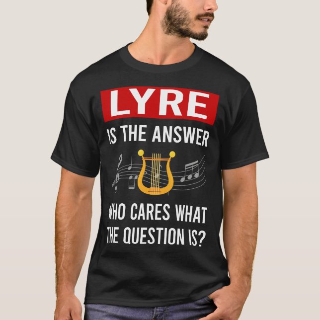 Camiseta La respuesta Lyre (Anverso)