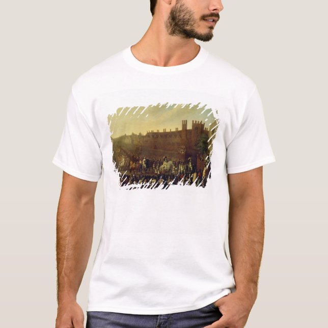 Camiseta La restauración de Charles II en Whitehall (Anverso)