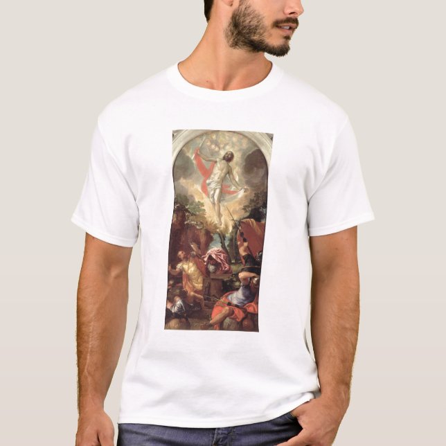 Camiseta La resurrección de Cristo (aceite en lona) (Anverso)