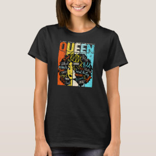 Camiseta La retro femenina asombrosa Junéta I'm An October 