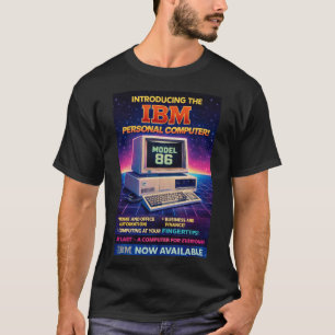 Camiseta La Retro-Tech del "Modelo 86 de IBM"