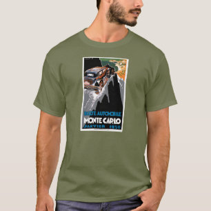 Camiseta La reunión auto 1930 de Monte Carlo