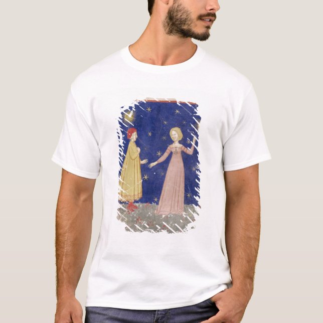 Camiseta La reunión de Dante y de Beatriz (Anverso)