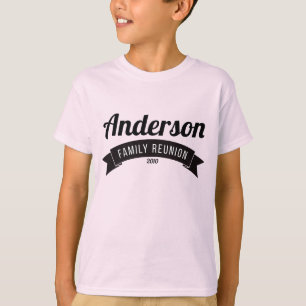 Camiseta La reunión de familia que recolecta personalizado