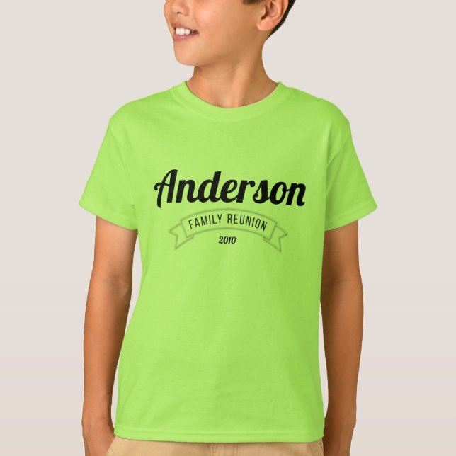 Camiseta La reunión de familia que recolecta personalizado (Anverso)