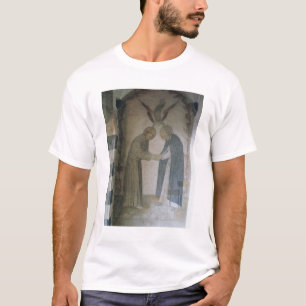 Camiseta La reunión de St Dominic y de St Francis (fresco