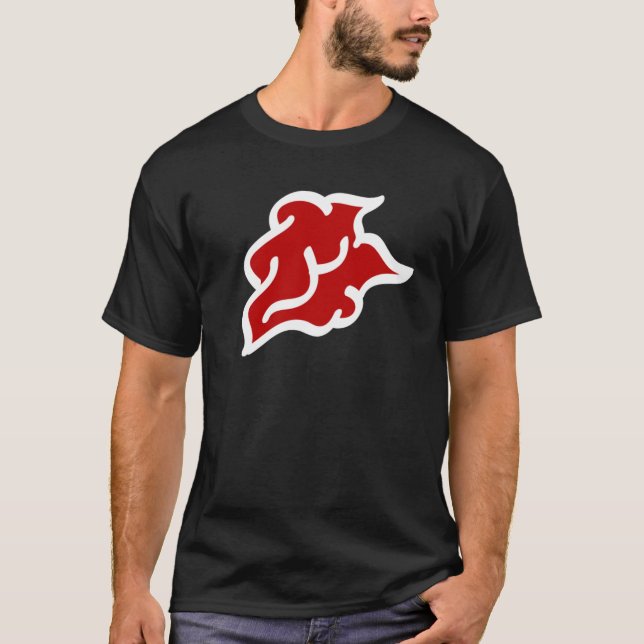 Camiseta La reunión negra 2006 - pluma del cuello roja del (Anverso)