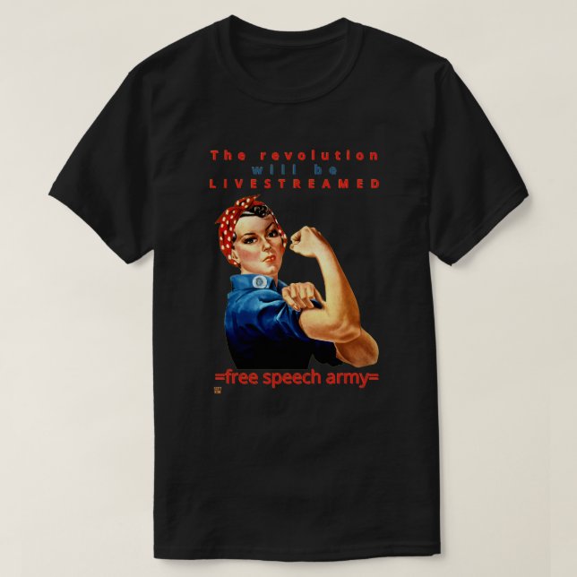 camiseta "LA REVOLUCIÓN..." (Diseño del anverso)