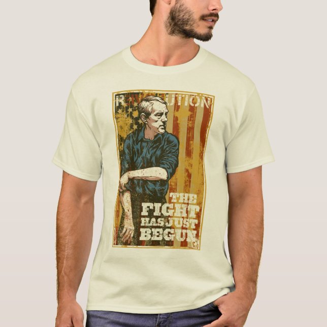 Camiseta La revolución de Ron Paul acaba de comenzar la (Anverso)