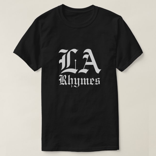 Camiseta LA Rhymes T-Shirt (Diseño del anverso)