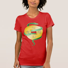 Camiseta La riqueza de la serpiente del Año Nuevo Lunar Chi