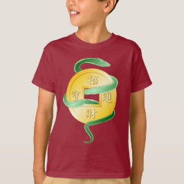 Camiseta La riqueza de la serpiente del Año Nuevo Lunar Chi