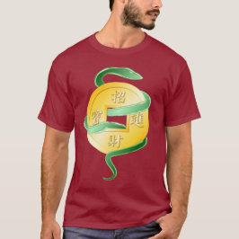 Camiseta La riqueza de la serpiente del Año Nuevo Lunar Chi