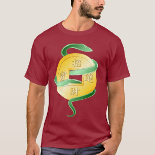 Camiseta La riqueza de la serpiente del Año Nuevo Lunar Chi