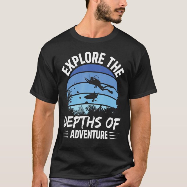Camiseta La Riviera Maya explora las profundidades de Adven (Anverso)