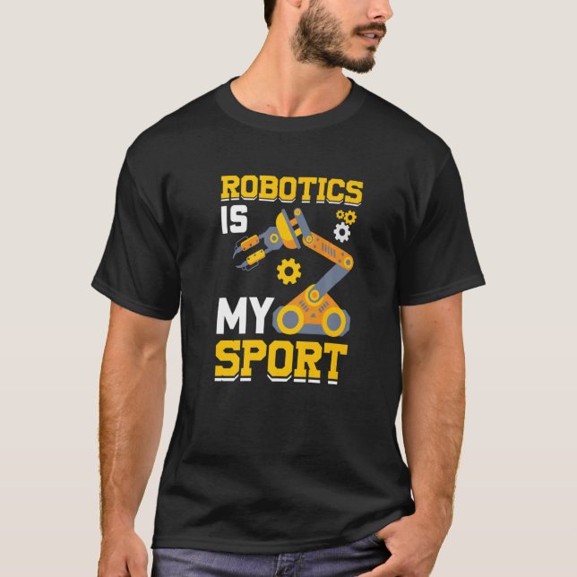 Camiseta La robótica es mi mecánico Sport Robot 32 (Anverso)