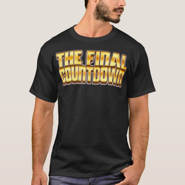 Camiseta la roca de cuenta regresiva final (Anverso)