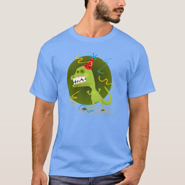 Camiseta La roca de Dino - fiesta de cumpleaños del (Anverso)