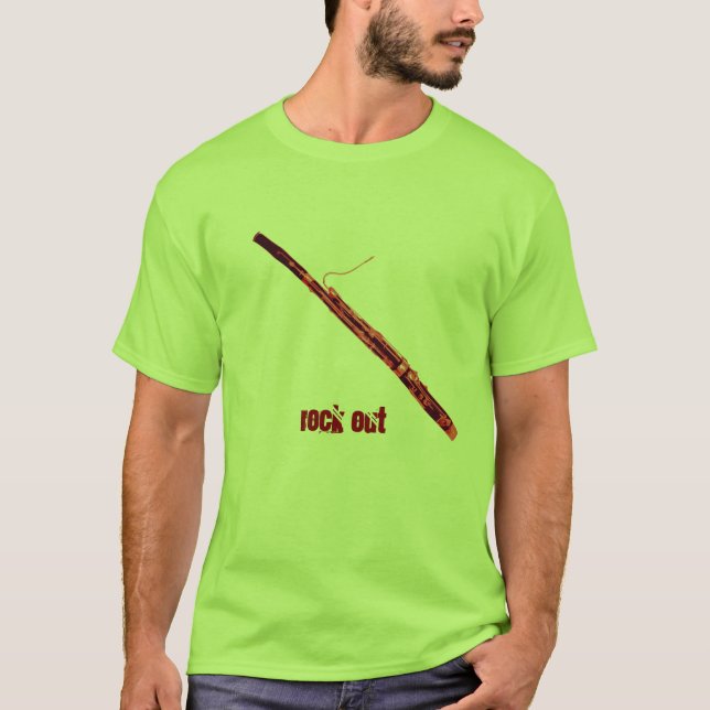 Camiseta La roca del Bassoon hacia fuera junta con te (Anverso)