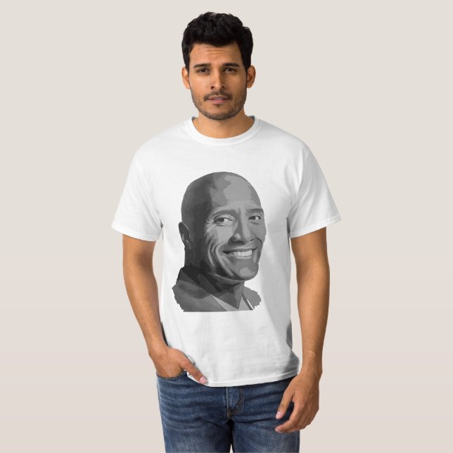 Camiseta La roca - Dwayne Johnson (Anverso completo)