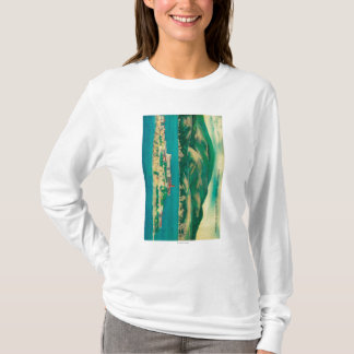 Camiseta La roca, la isla de Alcatraz y el San Francisco