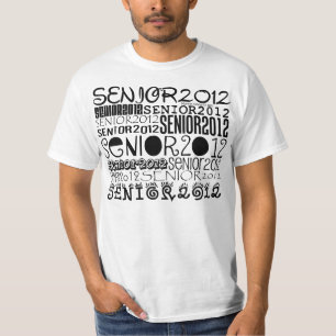 Camiseta La ropa 2012 del mayor (negro) personaliza detrás