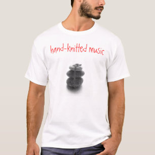Camiseta La ropa con "tejió a mano el logotipo de la