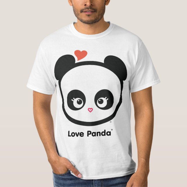 Camiseta La ropa de los hombres del valor de Panda® del (Anverso)