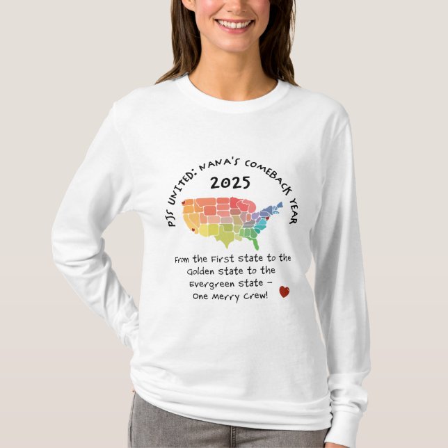 Camiseta La ropa de Navidad de Bernie (Anverso)