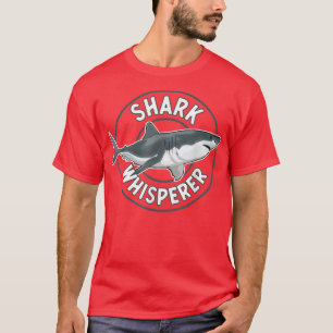 Camiseta La ropa de tiburón que susurra, gran tiburón blanc