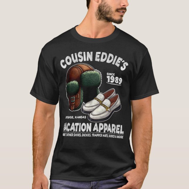 Camiseta La ropa de vacaciones de la primo Eddie (Anverso)