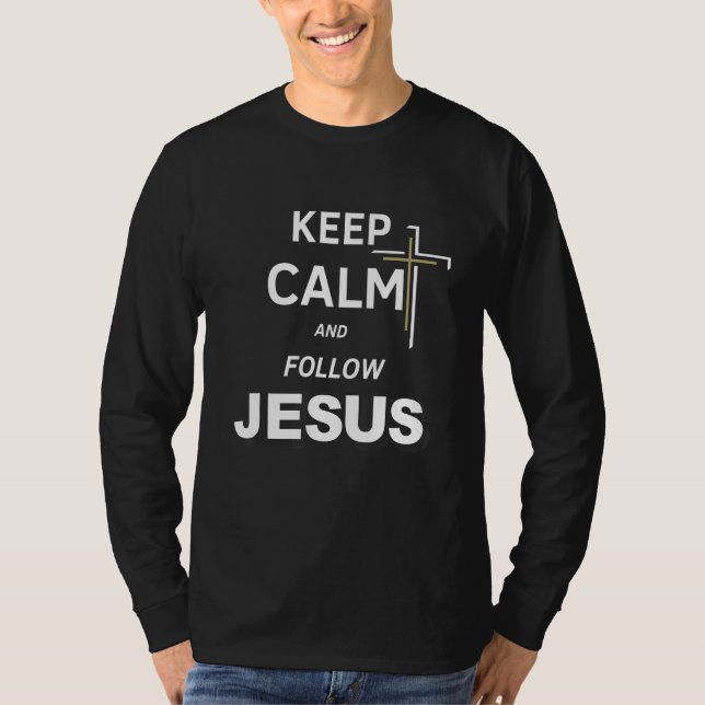 Camiseta La Ropa de ventas de Mato cristiana ropa con versí (Anverso)
