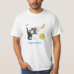 Camiseta La ropa oficial de Dogecoin mucho beneficio,