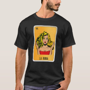 Camiseta La Rubia: Cartas de Bingo de Lottery Mexicano