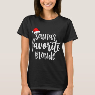 Camiseta La rubia favorita de Santa Claus - vacaciones de N