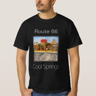 Camiseta La ruta 66 de la estación de gas de Guay Springs