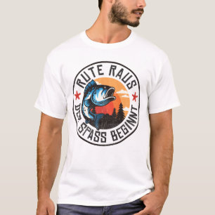 Camiseta La rute raus der Spass empezó el angloparlante An