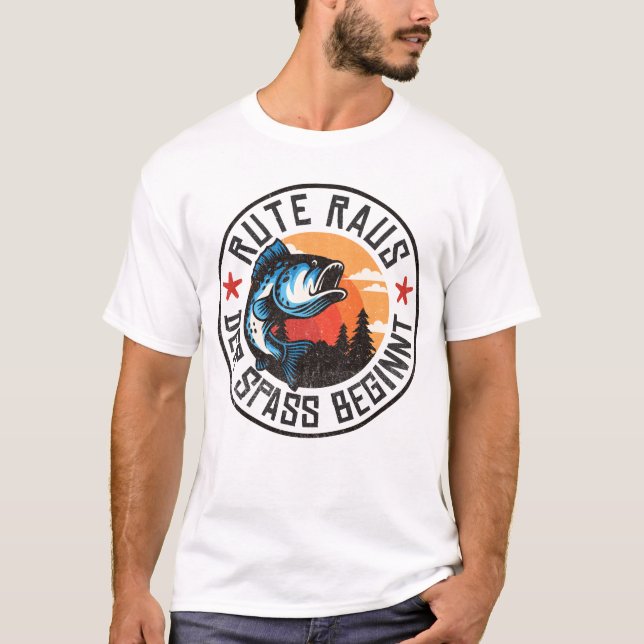 Camiseta La rute raus der Spass empezó el angloparlante Ang (Anverso)