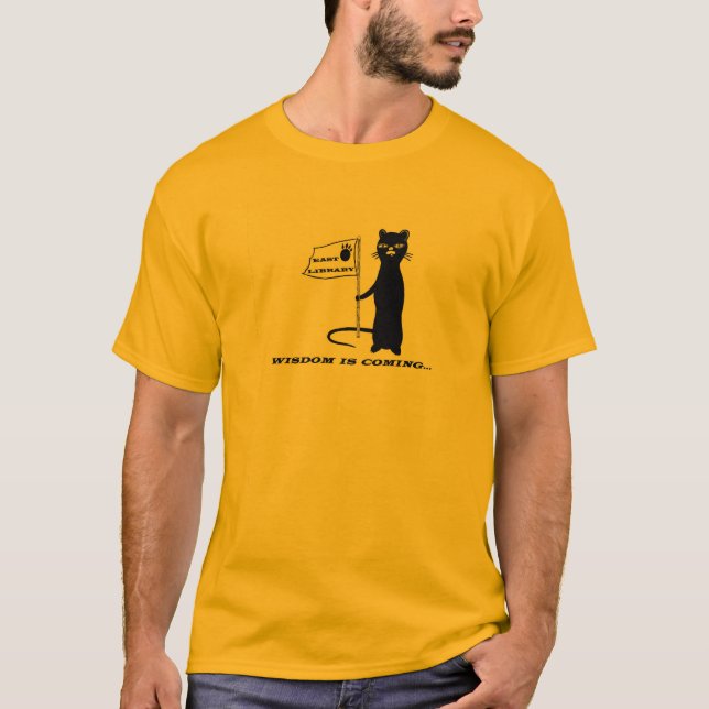 Camiseta la sabiduría está viniendo (Anverso)