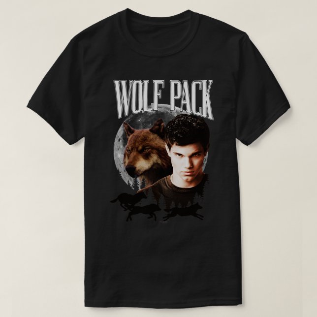 Camiseta La saga del músculo de los Chicas Jacob Wolf Pack (Diseño del anverso)